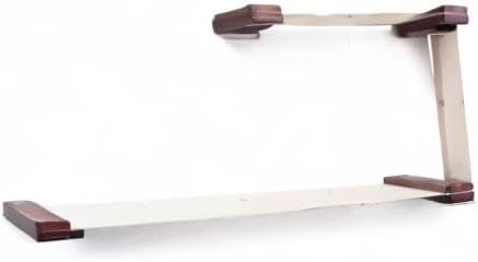 Catastrophic Creations Double Decker Cat Hammock – Wall Mounted Cat Tree with Hammock Perch – Cat Wall Hammock w/Canvas Fabric – Bamboo Cat Tower for Indoor Cats – Modern Cat Furniture