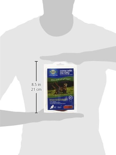 PetSafe Come with Me Kitty Harness and Bungee Leash, Large, Red