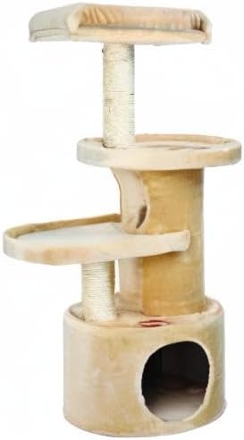 TRIXIE Pet Products Oviedo Cat Tree (Beige) Large (11 x 19 x 41 in.)