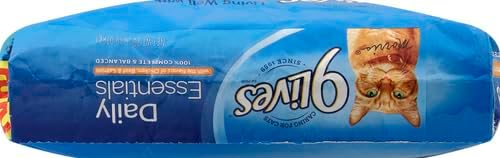 9Lives Daily Essentials Dry Cat Food With Chicken, Beef & Salmon Flavors, 20 lb Bag