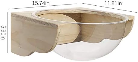 La La Pet® Wall Mounted Creative Cat Bed Capsule Cat House Cat Perch Floating Cat Shelf Cat Tree Cat Furniture (Cloud)