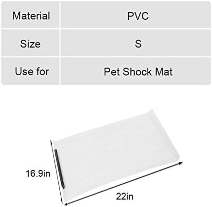 La La Pet® Pet Shock Mat Indoor Pet Repeller Furniture Training Mat Pet Safe Mat Pet Electronic Training Pad for Dogs and Cats(S, 22 x 16.9)