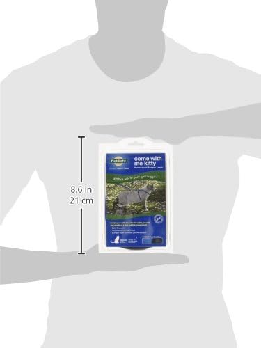 PetSafe Come with Me Kitty Harness and Bungee Leash, Medium, Royal Blue