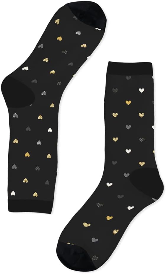 AOYEGO Volleyball Funny Socks Water Polo Balls Iridescent Novelty Casual Crew Socks Contrast Color Design for Women Men Gift