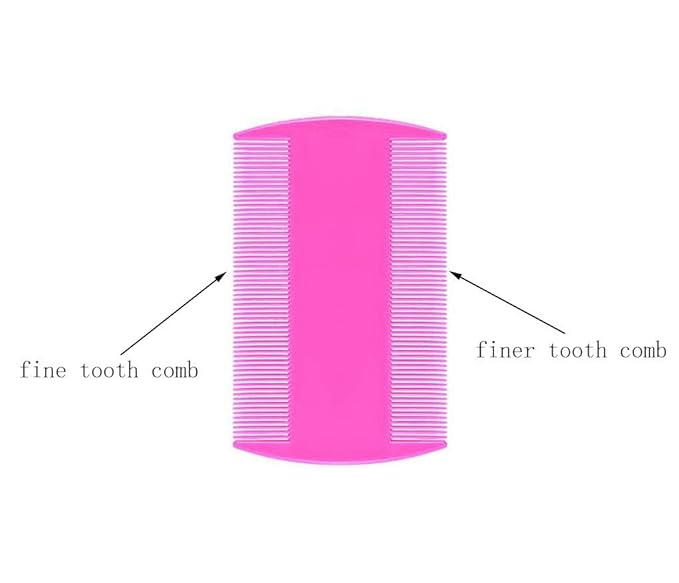 5 PCS Flea Lice Combs Grooming Fine Tooth Hair Combs for Dogs Cats