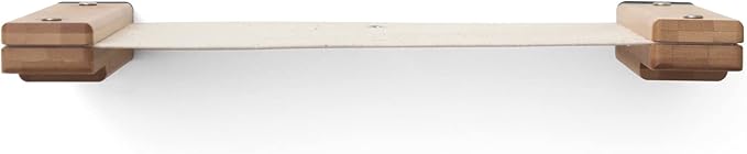 CatastrophiCreations Cat Lounge Hammock Wall Mounted Lounger for Climb and Play Furniture Cat Tree Shelves, Natural Bamboo/Natural Canvas, one Size