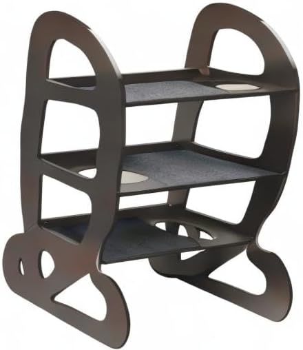 Penn-Plax Hanging Cat Tree Contemporary Cat Walk – 2 Different Setups: Free Standing or Door Hanging