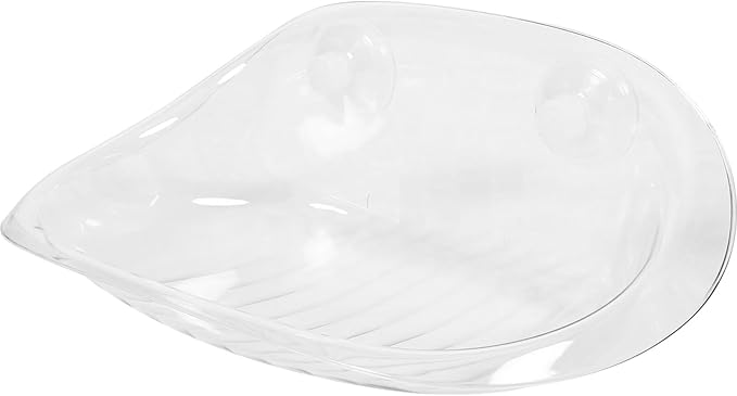 Cat Window Hommock Bed - Clear Plastic with 2 Strong Suction Cups, Space-Saving Window Mounted Shelf for Indoor Cats