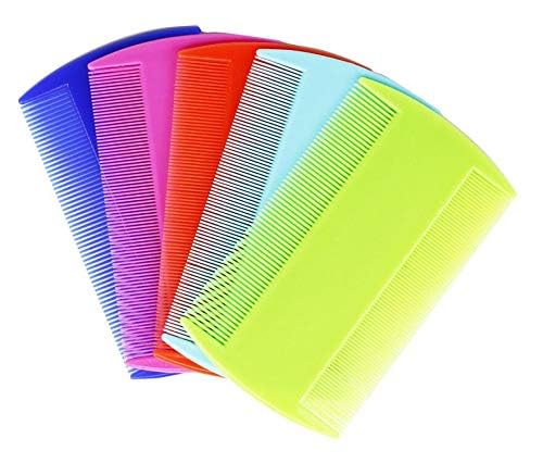5 PCS Flea Lice Combs Grooming Fine Tooth Hair Combs for Dogs Cats