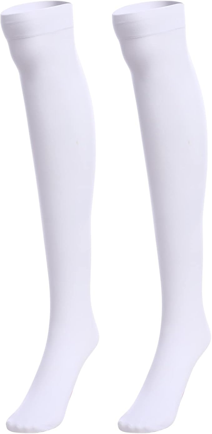 ABAFIP Women Cute Kawaii Cat Paw Print Thigh High Socks Kitten Claw Above Knee Sheer Hosiery Stockings