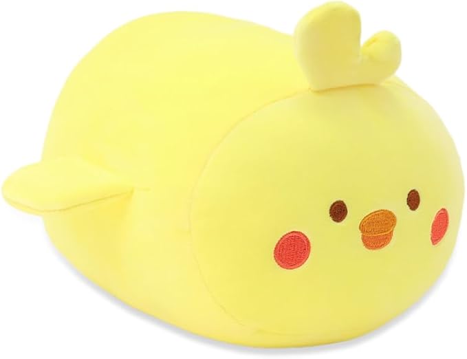 Anirollz Stuffed Animal Plush Toy – 10" Medium Plush Doll | Soft, Squishy, Cute, Comfort, Safe | Birthday Gift Pillow with Cute Character Yellow Chick Chickiroll