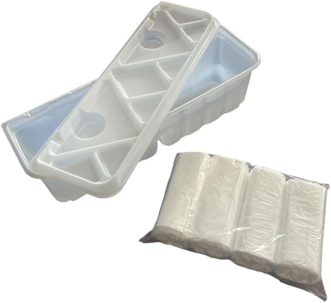 200 count Cat Litter Box Liner Bags - Compatible with LitterMaid, Nature's Miracle, and Self-Cleaning Waste Receptacles