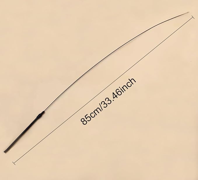 5 Pack Cat Wand Toy Replacement Rod 32'' Flexible Steel Wire Teaser for Cats Feather Toys Worms Bell Refills Rainbow Ribbon Attachments Kitten Interactive Catcher Charmer Exercise