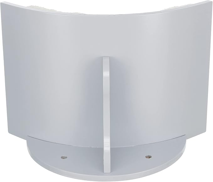 TRIXIE Lorena Wall Mount Perch, Cat Shelf, Cat Bed, Cat Lounger, Cat Furniture - Gray 9" x 16"