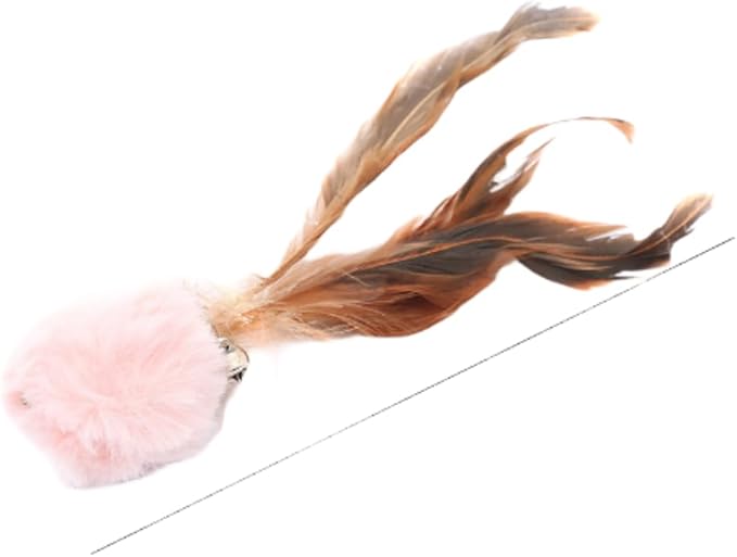 5pc Feather Refill Cat Toy Feather Cat Wand Toy Refill Cat Toys With Feathers Cat Feather Toy Refill Cat Teaser Toy Attachments Feather Cat Toys Cat Toy Feather Wand Cat Lures Attachmets Kitten