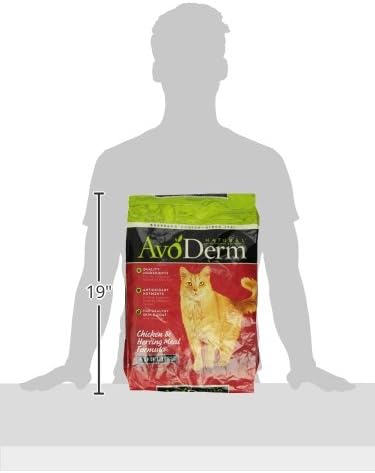 AvoDerm Chicken & Herring Meal Adult Dry Cat Food, 11lb bag