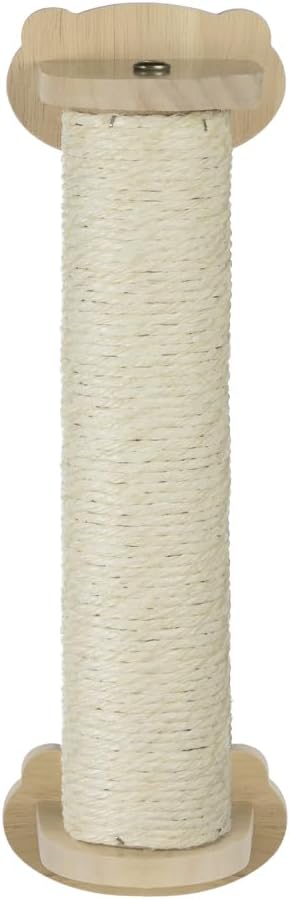 haozaikeji Cat Scratching Post for Crate Cage, Cage Mount Cat Scratcher Cage Scratcher Pole Natural Sisal Cat Scratching Post with Self Groomer and Massager for Indoor Cats Kitten