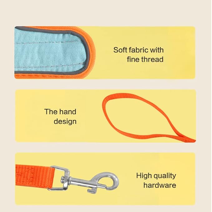 TOTORO Cat Harness and Leash for Walking Escape Proof ，Adjustable Comfortable Suedette Vest Harnesses for Cats，Reflective Strips Easy to Put on Step-in Velcro Jacket (L, Blue)