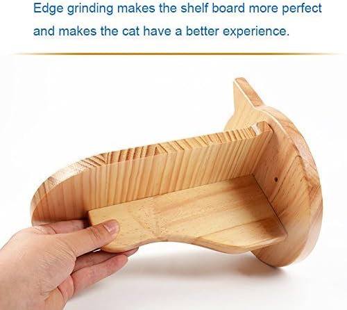 TINTON LIFE® Large Wooden Cat Kitten Climber Tree Cloud Shelf Board Wall Mounted Cat Perch