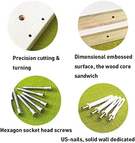 La La Pet® Wall-Mounted Cat Bed Condo Wood Cat Shelf Board Floating Cat Scratcher Cat Perch Mod Cat Furniture Cat Climber Tower Tree(Moon)