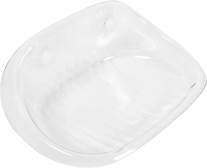 Cat Window Hommock Bed - Clear Plastic with 2 Strong Suction Cups, Space-Saving Window Mounted Shelf for Indoor Cats