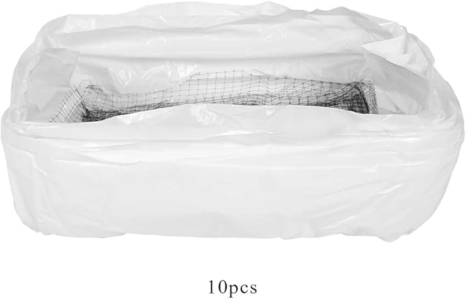 10Pcs/set Cat Litter Box Liner Tray Reusable Strong Pet Lifter Sifter Bag Cat Litter Liners