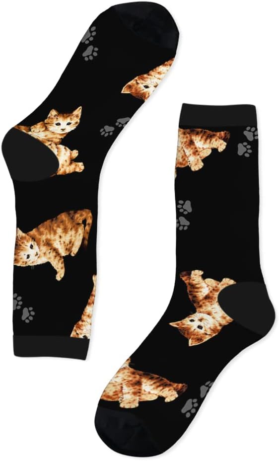 AOYEGO Volleyball Funny Socks Water Polo Balls Iridescent Novelty Casual Crew Socks Contrast Color Design for Women Men Gift