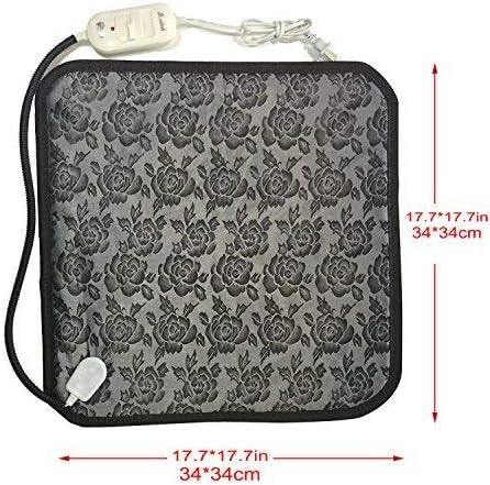 La La Pet® Electric Heating Mat for Dog and Cat Constant Electric Heating Temperature Warming Pad Cushion Bed Mat for Pet,Gray