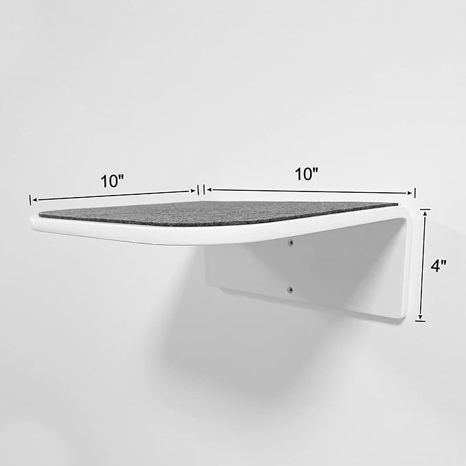 Cat Steps Wall Mounted Floating Cat Shelf Furniture Climbing Wall for Cat Perching Sleeping Lounging with 2 Steps (Steps)