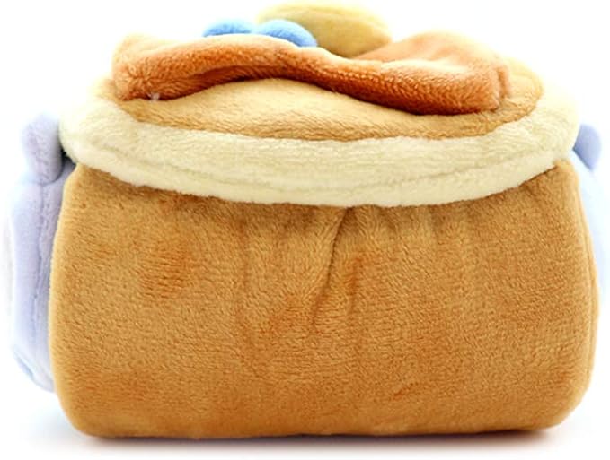 Anirollz Stuffed Animal Plush Toy - Official Roll Blanket Outfitz Doll |Soft, Squishy, Warm, Cute, Comfort, Safe| Blueberry Pancake Pillow with Owl - Birthday Decorations Gift 6" Owlyroll