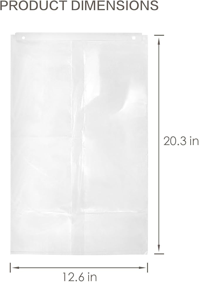 40-Pack Cat Litter Box Liners Compatible with Petsnowy Litter Box, Self-cleaning Waste Drawer Bags for Automatic Cat Litter Box, Clear and Durable Liner