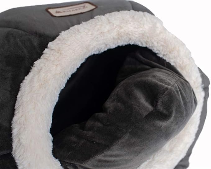Armarkat Cat Bed Model C80CSH/MB Gray Velvet 18 x 18 x 14
