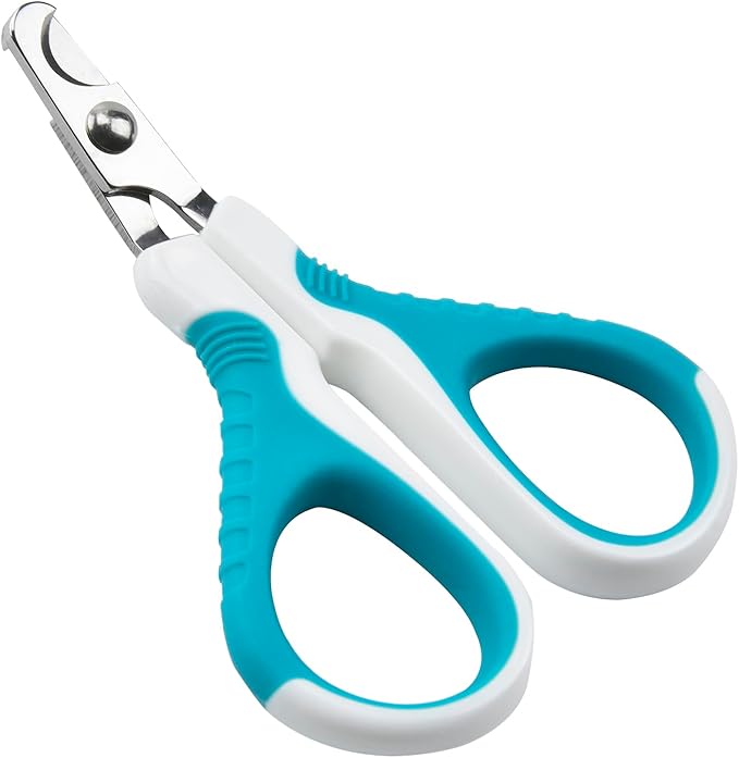 AKIRO Cat Nail Clipper, Cat Claw Trimmers, Pet Nail Clippers for Small Animals, Cat Claw Clippers, Cat Clippers for Nails, Kitten Nail Clipper, with Safety Guard and Sharp Angled Blade