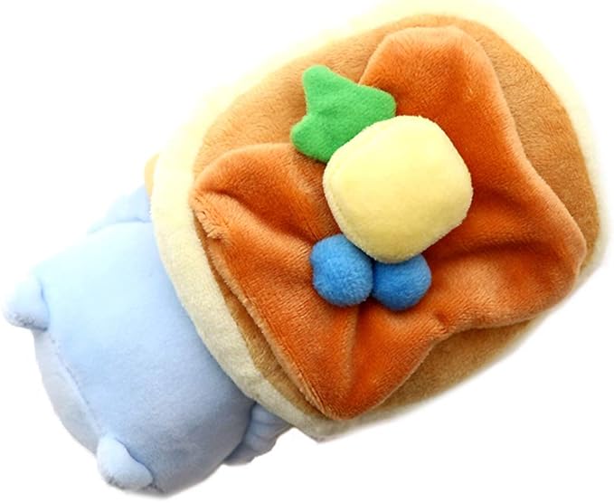 Anirollz Stuffed Animal Plush Toy - Official Roll Blanket Outfitz Doll |Soft, Squishy, Warm, Cute, Comfort, Safe| Blueberry Pancake Pillow with Owl - Birthday Decorations Gift 6" Owlyroll