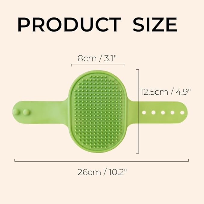 4 Pack Softer Self Groomer Wall Corner Massage Comb Scratcher Grooming Brush Tool Cleaning Tool Indoor for Long Short Fur Kitten Cats Dogs, Green