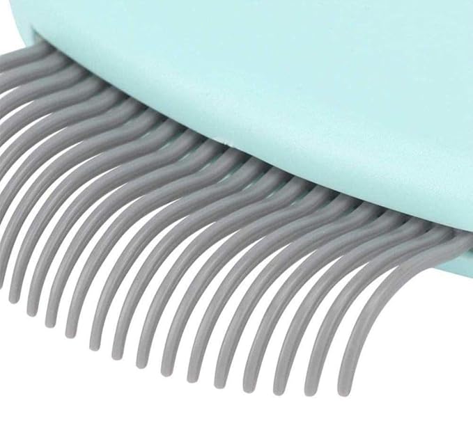 AKOAK 1 Pack Cat Massage Comb, Pet Hair Removal Massage Shell Brush, Soft Hair Removal Brush Comb and Shed Fur Remover Hair Removal Tool for Long and Short Hair Cats Dogs Puppies Rabbits