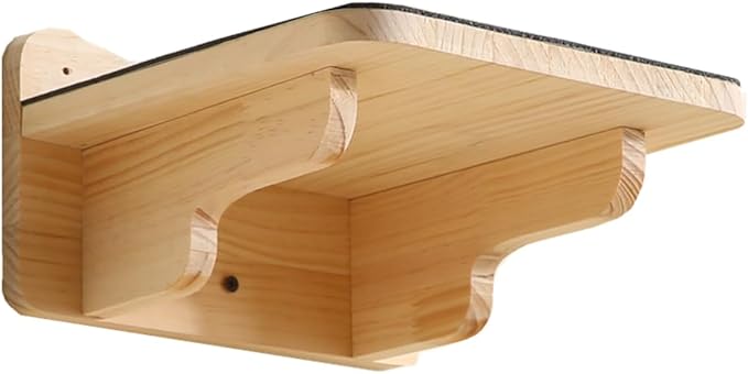 9.8" x 9.8" Solid Wood Wall Mounted Large Cat Steps, Cat Wall Furniture, Cat Wall Shelves, Stairs, Perch