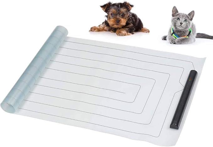 La La Pet® Pet Shock Mat Indoor Pet Repeller Furniture Training Mat Pet Safe Mat Pet Electronic Training Pad for Dogs and Cats(S, 22 x 16.9)