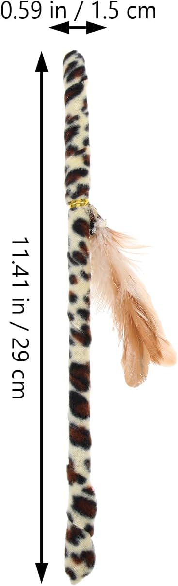 balacoo 15 Pcs Cat Teaser Wand : Portable Cat Teaser Toy Cat Chasing Toy Kitten Puzzle Kitten Wand Tease Stick Handheld for Indoor Cats, Engaging Play for Bored Cats