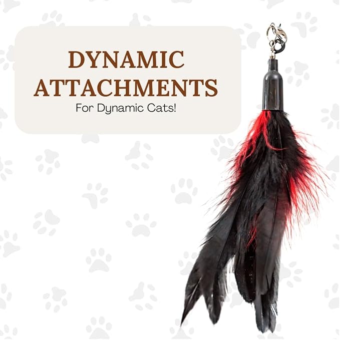 2 In 1 Cat Wand Toys For Indoor Cats Solid Round Base Cat Toys For Bored Indoor Adult Cats Self Play Cat Toys Cat Feather Toy Bird Feather Cat Toy Wand For High Energy Cat Toys Cat Teaser Wand Toy