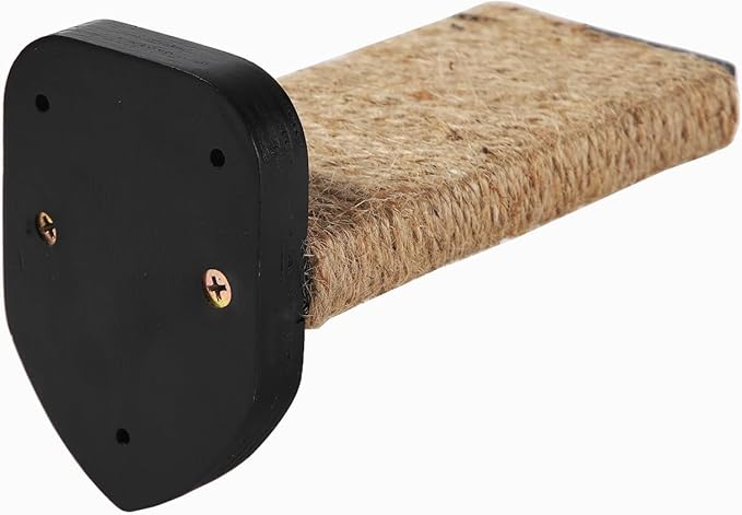 3 Pcs Cat Wall Steps, Cat Shelves and Perches for Wall, Wall-Mounted Cat Climbing Shelf with Hemp Rope Covered, Cat Wall Furniture Steps Set with Scratching Pads for Cats Playing and Climbing (Black)