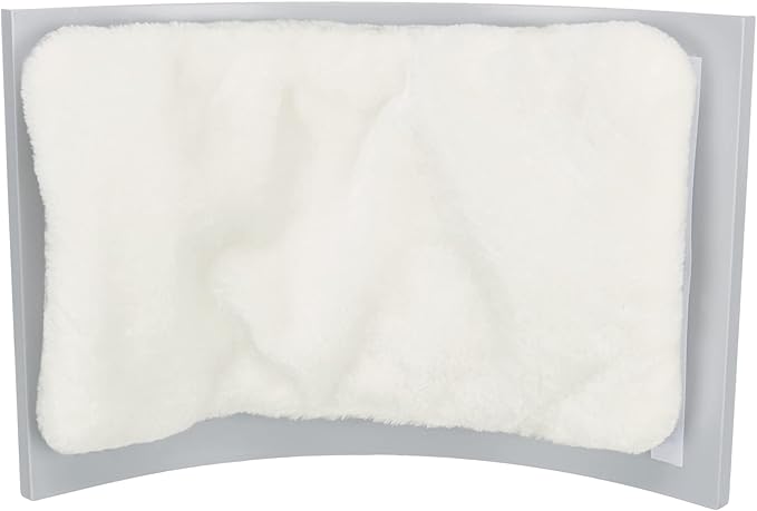 TRIXIE Lorena Wall Mount Perch, Cat Shelf, Cat Bed, Cat Lounger, Cat Furniture - Gray 9" x 16"