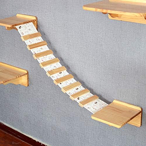 Creation Core Large Wooden Cat Cloud Shelf Board Wall Mounted Cat Perch Kitten Climber Tree, 15.7 * 11.8"