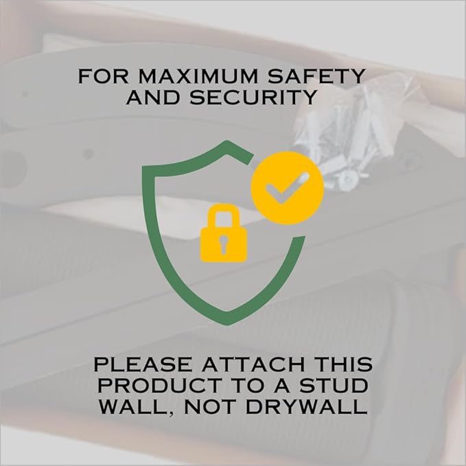 M-95 Mounted Cat Wall Shelves – Raised Cat Hammock, Bed and Perch with 2 Steps - for Climbing, Lounging, Playing, and Sleeping – Modern Cat Wall Furniture Set for Small or Large Cats (Black/Cream)