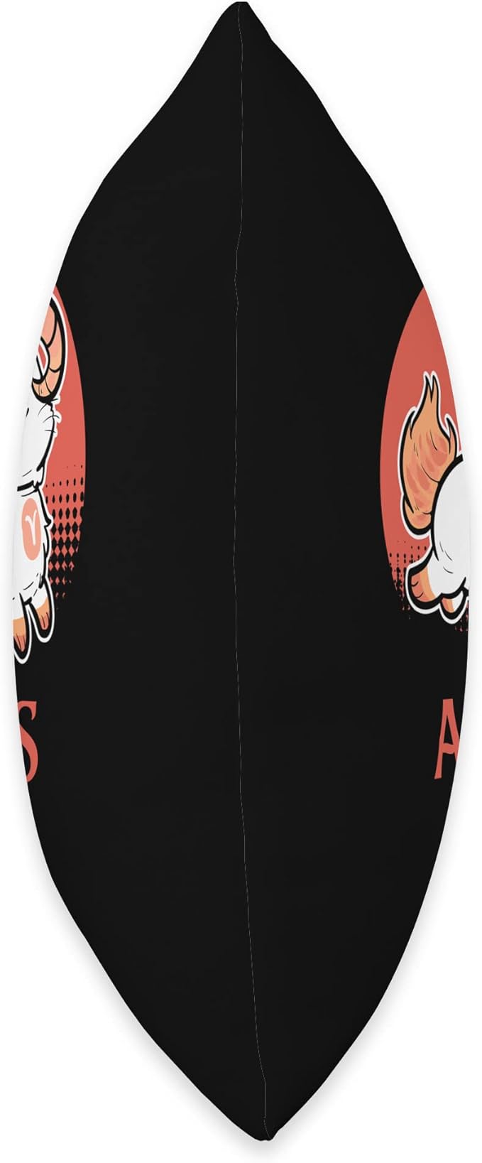 Aries Zodiac Cat Owner Kawaii Chibi Anime Figure Kitten Cats Throw Pillow