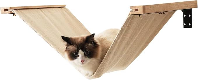 Cat Wall Shelves, Cat Wall Furniture for DIY Cat Wall Hammock, Cat Shelves for Medium and Large Kitten, Wall Mounted Cat Furniture for Most Cats and Kity