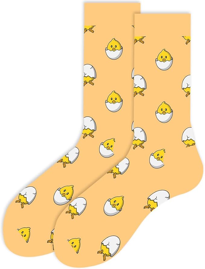 5 Pairs Cute Animal Crew Socks Fun Casual Cotton Calf Socks for Women