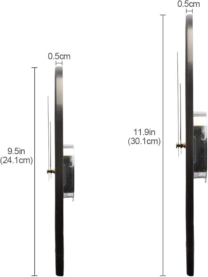 ALAZA Animal Elephant Lion African Safari Wall Clock Battery Operated Silent Non Ticking Clocks for Living Room Decor 12 Inch / 9.5 Inch