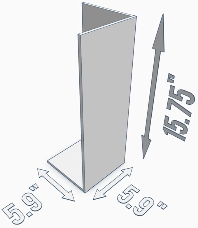 Cat Scratcher Sofa Protector – Couch Corner Cat Scratching Post, Carpet Cat Scratch for Indoor Cats, Furniture Scratch Guard (15 in, Graphite)