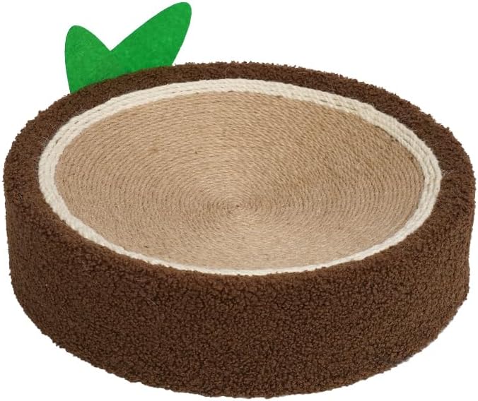 Fruit Cat Scratching Board,Sisal Cat Scratching Board,Orange Cat Litter,Fruit Coconut Cat Scratching Basin,Green Cat Bed,Watermelon Cat Scratching Board,Wear-Resistant Cat Cat Products (Copra)